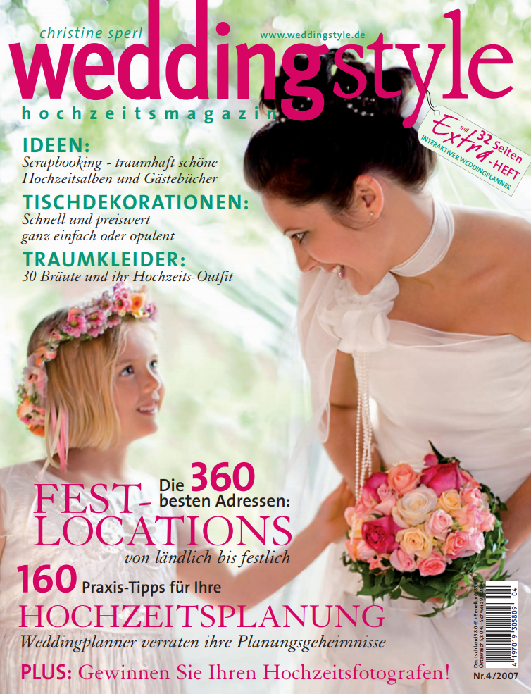 Zeitschrift für Brautpaare: Titelbild
